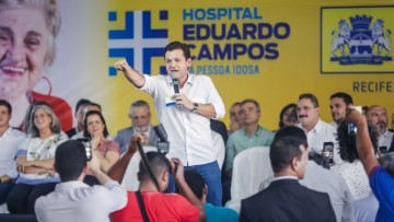 Hospital Eduardo Campos da Pessoa Idosa tem 35% das obras concluídas, afirma prefeito
