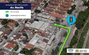 Rua Jean Emile Favre ganha acesso facilitado pela Avenida Recife