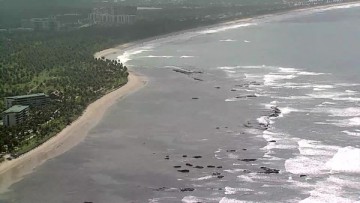 Marinha emite alerta para ondas de até 3,5 metros em Pernambuco