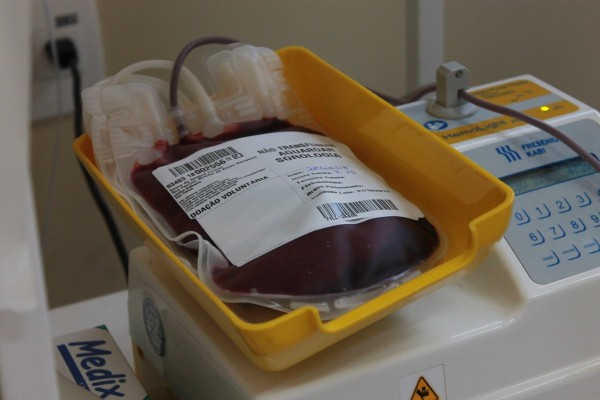 Todos os tipos sanguíneos do banco de sangue estão em situação preocupante