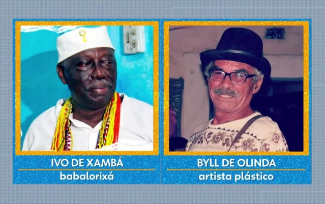 A cidade homenageia o Babalorixá Ivo de Xambá e o Artista Plástico, Byll de Olinda, falecido em setembro de 2019