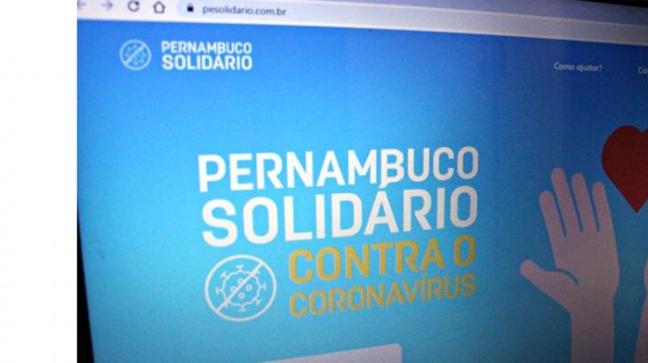 As contribuições, que podem ser de até R$ 100, serão destinadas para a iniciativa ‘PE Solidário’