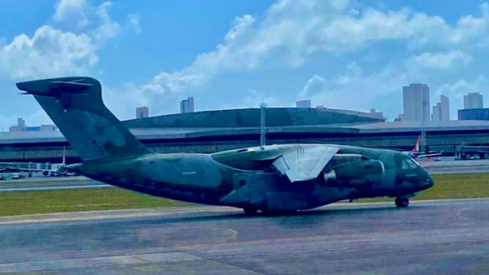 Aeronave foi enviada como parte da Operação Voltando em Paz, do Governo Federal, para resgatar os brasileiros que estão em Israel