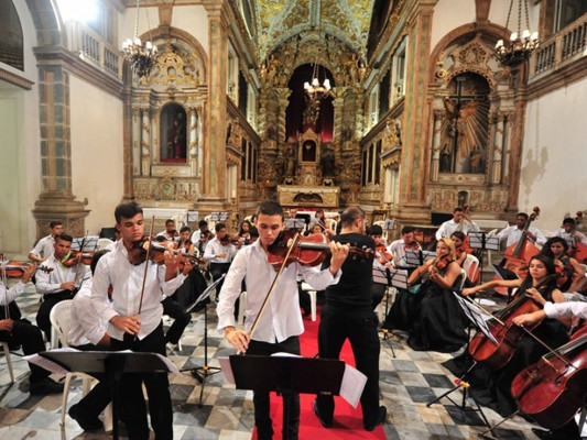 A apresentação foi gravada na Caixa Cultural Recife e vai ao ar às 20h da próxima quarta-feira (26) contando como protagonistas cinco violinistas do Núcleo do Coque