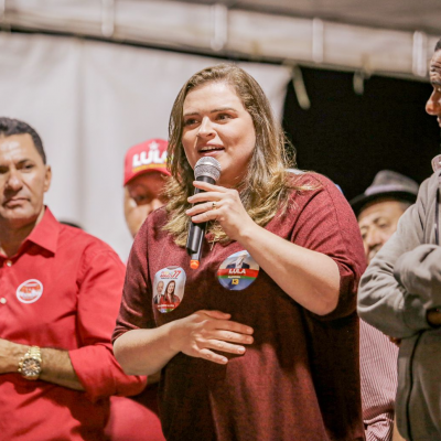 Candidata evidenciou o objetivo da coligação Pernambuco na Veia, durante discurso em Corrente