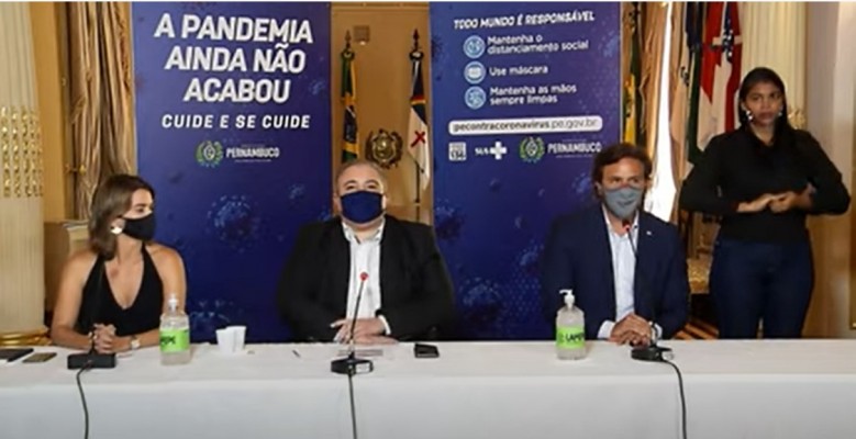 A medida, segundo o governo de Pernambuco, é para conter os casos de contaminação por covid-19