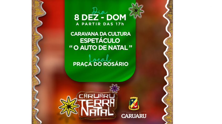 Espetáculo “Auto de Natal” será apresentado na Praça do Rosário a partir das 17h