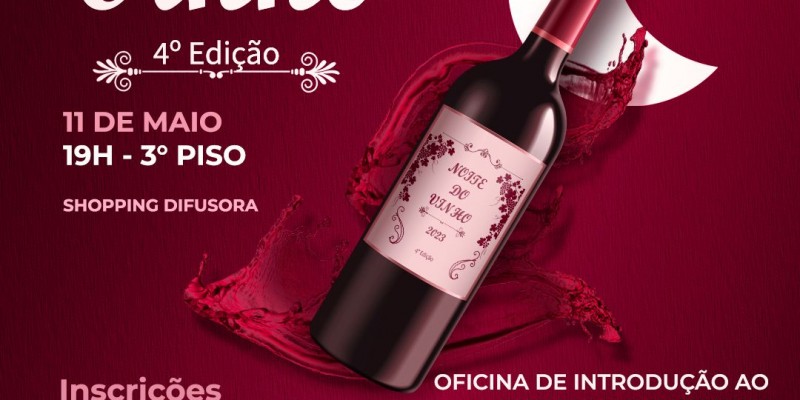 A oficina contará com a degustação de quatro vinhos portugueses