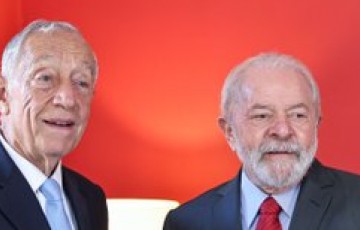 Presidente de Portugal e Lula se encontram após Bolsonaro cancelar agenda