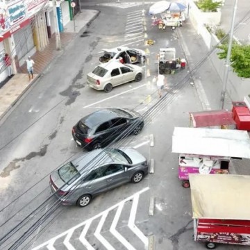 Mudança nas vagas de estacionamento ao lado da Igreja da Conceição em Caruaru