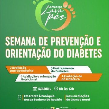 Prefeitura de Caruaru realiza Semana de Prevenção e Orientação do Diabetes