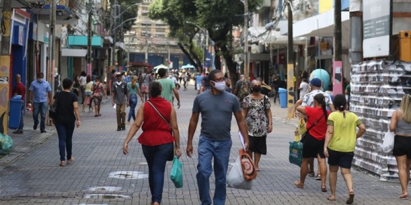 As vendas no comércio varejista de Pernambuco registraram elevação de 2,5% entre dezembro de 2021 e janeiro de 2022