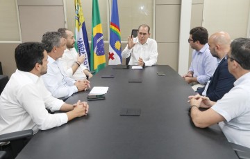 Jaboatão: Prefeito Mano Medeiros recebe presidente global da Enel X, empresa que lidera o consórcio da PPP da Iluminação Pública 