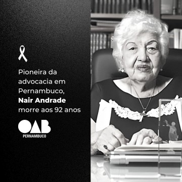 Morre aos 92 anos, a advogada  Nair Andrade morre aos 92 anos