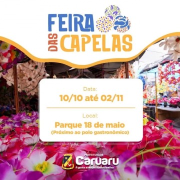 'Feira das Capelas' tem início em Caruaru em preparação para o Dia de Finados
