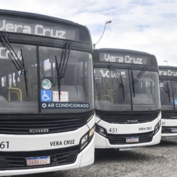 Mais nove ônibus da Vera Cruz passam a circular a partir deste sábado; investimento foi de quase R$ 8 milhões