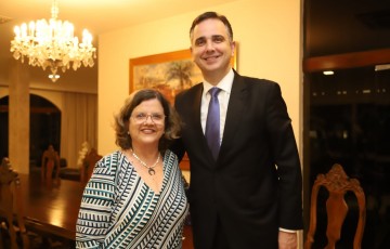 Teresa Leitão se encontra com o Presidente do Senado   