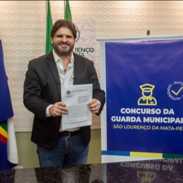 Labanca comemora a realização do concurso público para Guarda Municipal de São Lourenço da Mata