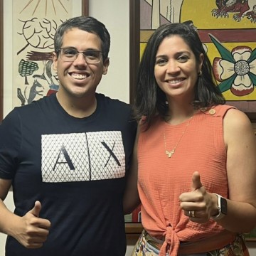 Iza Paula e Jarbas Filho se reúnem para planejar alianças na eleição 