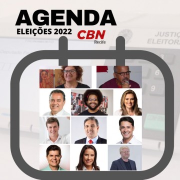 Confira a agenda dos candidatos ao Governo de Pernambuco desta sexta-feira (26)