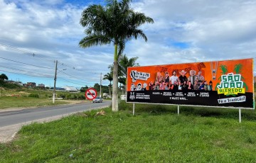 Prefeitura de João Alfredo lança campanha publicitária do São João 2023 em outdoor