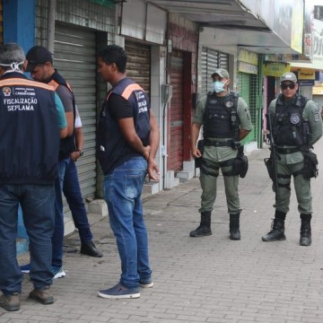 Evitar aglomerações é a maior demanda da Polícia em Pernambuco