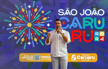 Prefeito Rodrigo Pinheiro divulga programação do São João de Caruaru 2024