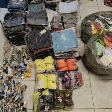 PRF prende suspeito de estelionato em Salgueiro; foram apreendidos R$24 mil em roupas e relógios