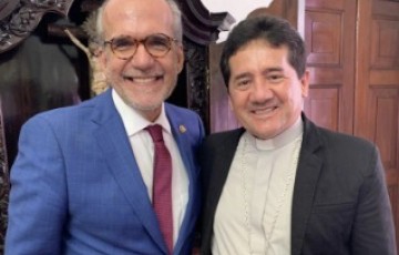 Dueire visita novo Arcebispo de Olinda e Recife