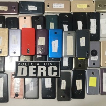 Aparelhos celulares recuperados pelas polícias atuantes no estado são devolvidos para os verdadeiros donos