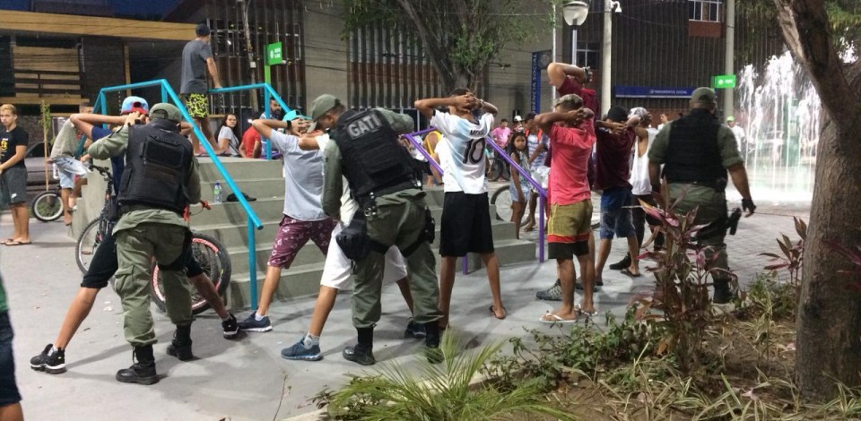 Polícia Militar faz ronda na Via Parque 
