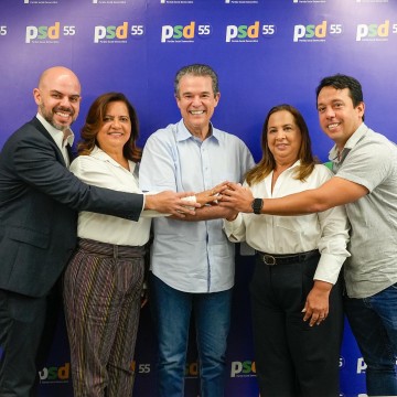 Adilma Lacerda recebe apoio do ministro e presidente regional do PSD, André de Paula