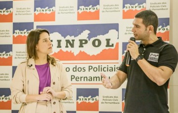Raquel se reúne sindicatos das polícias Civil e Científica e diz que segurança pública precisa recomeçar em Pernambuco