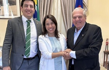 Pré-Candidato a Prefeito de Buenos Aires, Henrique Queiroz e Dep. Henrique Filho, se reúnem com Governadora no Palácio