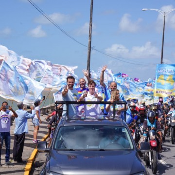No Dia Independência, Miguel Coelho mobiliza motociata em Olinda
