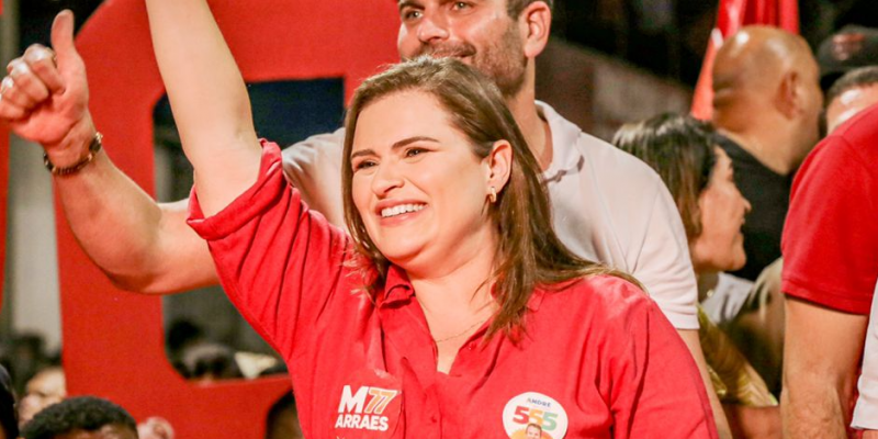 A candidata ao Governo de Pernambuco participou de caminhada e comício ao lado de lideranças políticas do município, militantes e moradores da região
