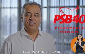 Danilo usa imagem de Miguel Arraes e Eduardo em nova inserção do PSB