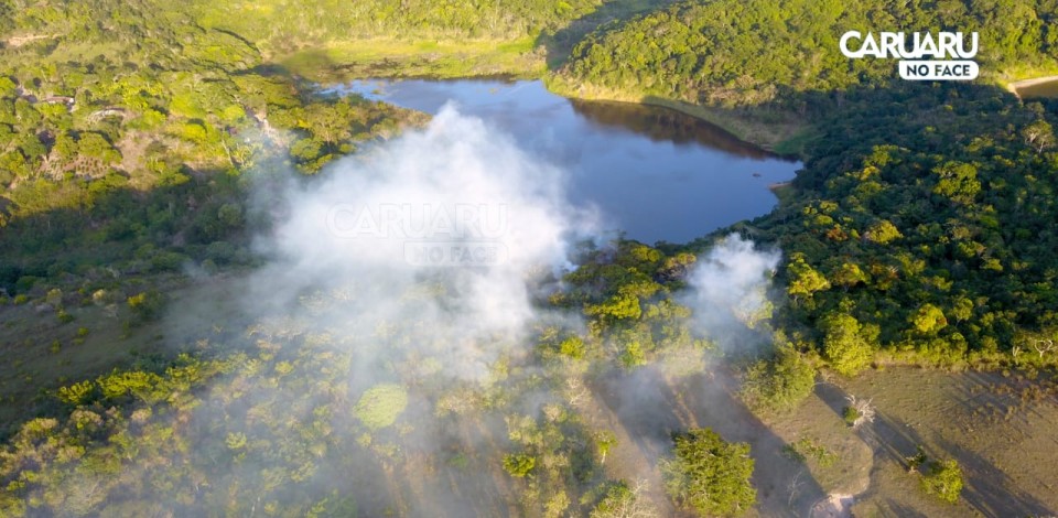 Incêndio atinge Reserva Ecológica de Serra dos Cavalos, em Caruaru