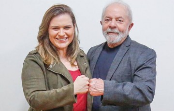 Lula grava primeiro vídeo para campanha de Marília no segundo turno 