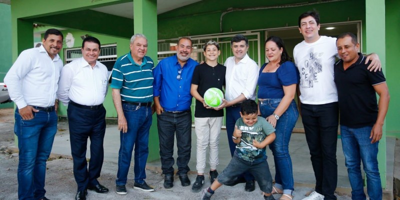 o talentoso Luiz Neto, 12 anos, para participar do Campeonato Sul-Americano de Futebol 7, que ocorrerá em Lima, no Peru