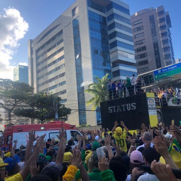 Marcha para Jesus em Recife teve participação de Bolsonaro