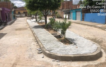 Prefeitura de Lagoa do Carro realiza obras pela cidade 