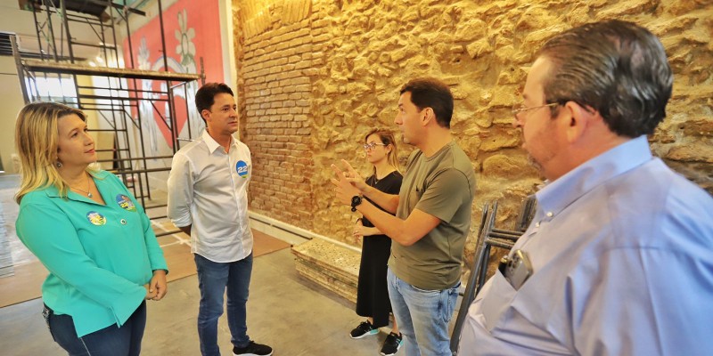  O liberal visitou as instalações do Shopping Sociocultural Casa Zero para apresentar as propostas do seu plano no governo para o setor de empreendedorismo