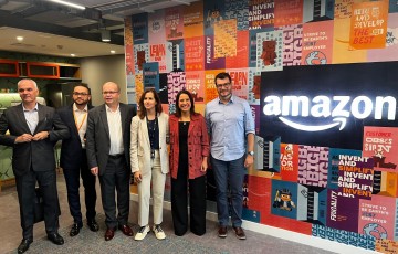 Na sede da Amazon Web Services do Brasil, governadora Raquel Lyra debate soluções de transformação digital para o Estado de Pernambuco
