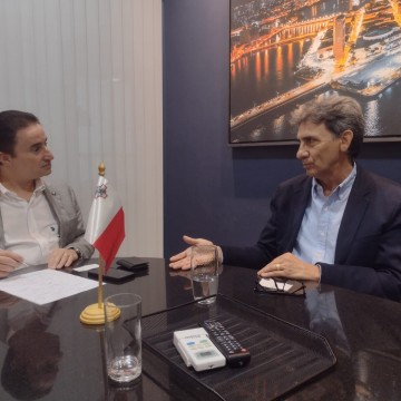 Paulista se reúne com Consulado de Malta para traçar intercâmbio comercial
