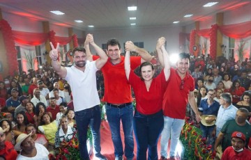 Marília Arraes participa de grande ato político em Paudalho