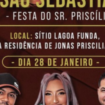 Prefeitura de João Alfredo divulga festa de São Sebastião 