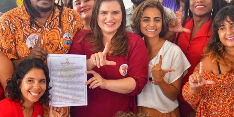A candidata ao governo do estado Marília Arraes fechou acordo com a Federação Psol-PE/Rede Sustentabilidade