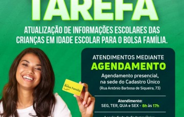 Assistência Social de Arcoverde realiza força tarefa para atualização de dados escolares do Bolsa Família