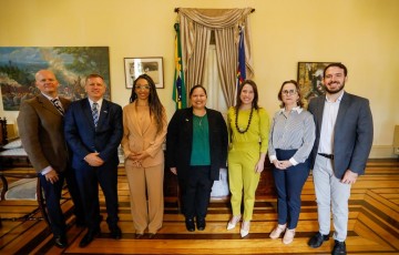 Raquel Lyra recebe nova cônsul-geral dos Estados Unidos no Recife